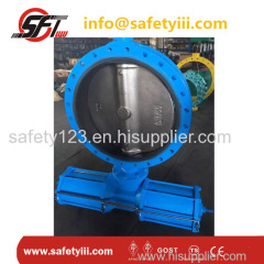 Rubber seat flange butterfly valve