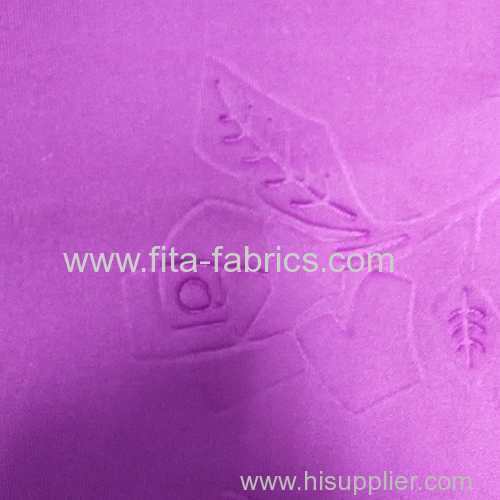 100% polyester Embossed fabric