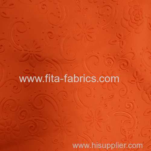 100%poly 3D Embossed fabric