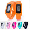 Fitness wrist bands calorie counter 3d wristband stopwatch pedometer