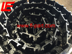 Mini excavator track link assy with shoes for Mitsubishi undercarriage track chain BD2 Series