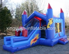 Hot Sale Karting Bouncer Slide Inflatable Combo