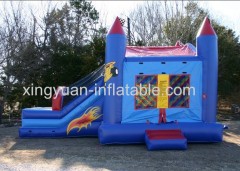 Karting Inflatable Bouncer Slide