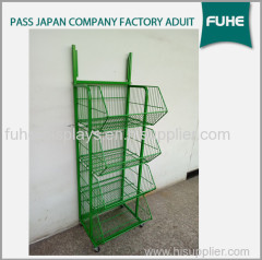 Metal Wire Potato Chips Snacks Display Stand and Racks