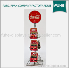 Metal Wire Coca Cola/ Spirit Display Stand and Racks