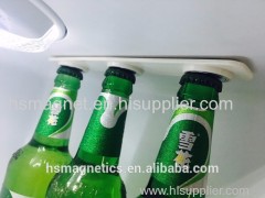 Hot products 2017 Magnetic Beer Bottle Jar Hanger for Fridge Organize Magnet Holder Strips fridge magnet for sale