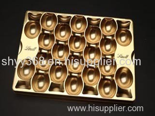 Gilding PET Plastic Tray Manufacturer in China Yiyou