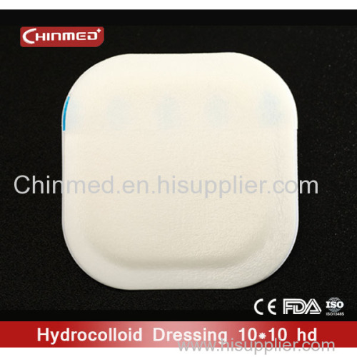 Adhesive wound hydrocolloid dressing