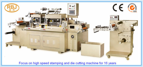 Flatbed Label Hot Stamping Foil Die Cutting Machine