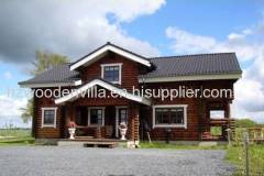 Hot Sale Russian Pine Wood Prefabricated Wooden House Bungalow