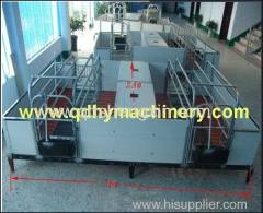 Double Sows Farrowing Crate with PVC fence