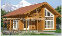 Hot Sale Russian Pine Wood Prefabricated Wooden House Bungalow