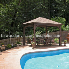 customized size outdoor wooden pavilion