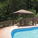 customized size outdoor wooden pavilion