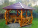 customized size outdoor wooden pavilion