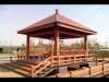 Chinese style wood garden luxury gazebo