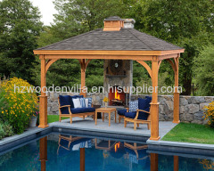 new design wooden pergola in europe style