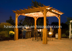 new design wooden pergola in europe style