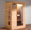 wooden dry sauna room