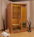 wooden dry sauna room