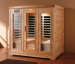 luxury steam sauna wood infrared room