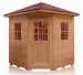 luxury steam sauna wood infrared room