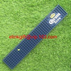 OEM logo custom rubber bar mat bar runner beer drip mat
