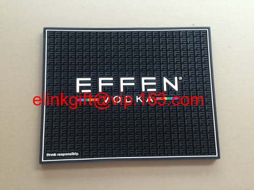 cheap price custom logo PVC bar mat beer drip mat