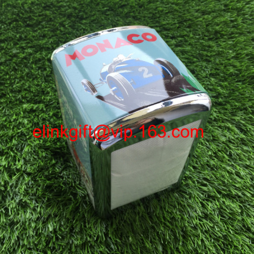 customized printing metal napkin box napkin holder napkin dispenser