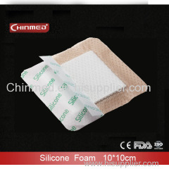 Silicone foam dressing Adheisve