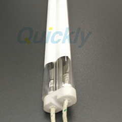 white plating quartz tubular ir heater