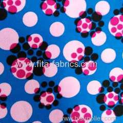 Bubble crepe print fabric for women dress