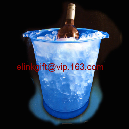 cheap price plastic LED ice bucket for beer