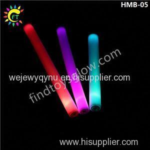 Glow In The Dark LED 15.75 Inch Foam Wand Stick With 6 Different Flashing Functions For Nightclubs And Sporting Events
