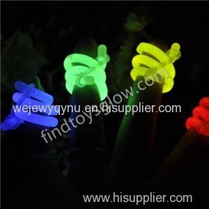 Unique Glowing Spiral Shaped Ring For Funny Favors