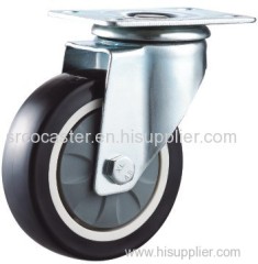 Medium Duty Single Ball Bearing PU Caster