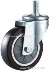 Medium Duty Single Ball Bearing PU Caster