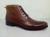 Brown mens lace ankle boots