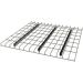 Wire mesh decking for step beam racking