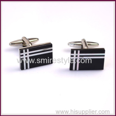 rectangle shine Stainless Steel Cufflink for men's decoration