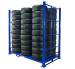 Foldable tyre rack stacking tire rack