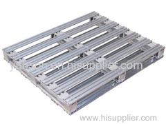 Steel pallet for packing storage more durable than wood pallet