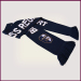 Factory Direct 2016 Euro Football Scarf Embroidered Logo Fan Scarf