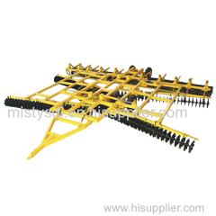 Land tillage machine by large tracotr for land