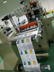 Hot Foil Stamping Flatbed Label Die Cutting with Slitting Machine