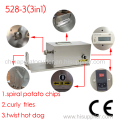 528 Automatic torando Potato Slicer spiral potato slicer potato chip slicer