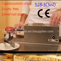 528 Automatic torando Potato Slicer spiral potato slicer potato chip slicer