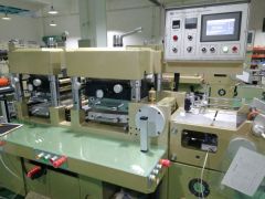 PVC/PET/ Label Die Cutting Machine with Hot Foil Stamping