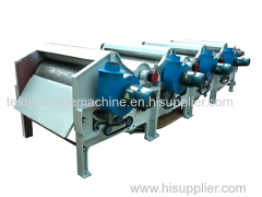 China four roller textile waste recycling machine for waste yarn cleaning