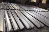 Steel supporting side beams for car carrier plate